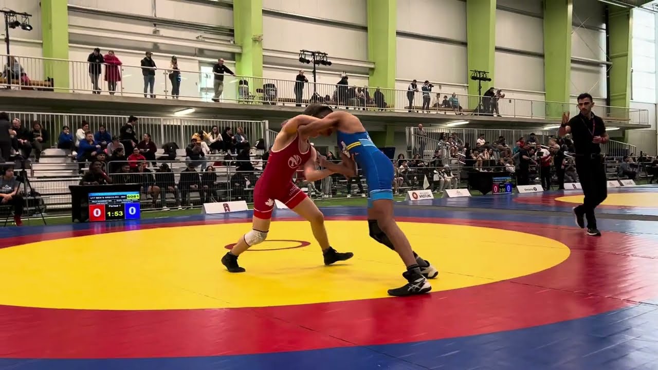 2024 Canadian Wrestling Championships - Cadet Greco 60 kg - Saglam (NILE) vs Bhatti (GURU)