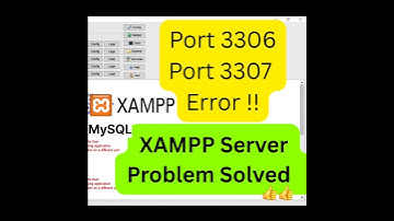 XAMPP MySQL Server Problem Solved || Port 3306 Connecting Error Solved