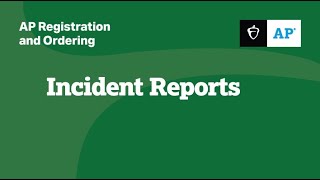 Incident Reports