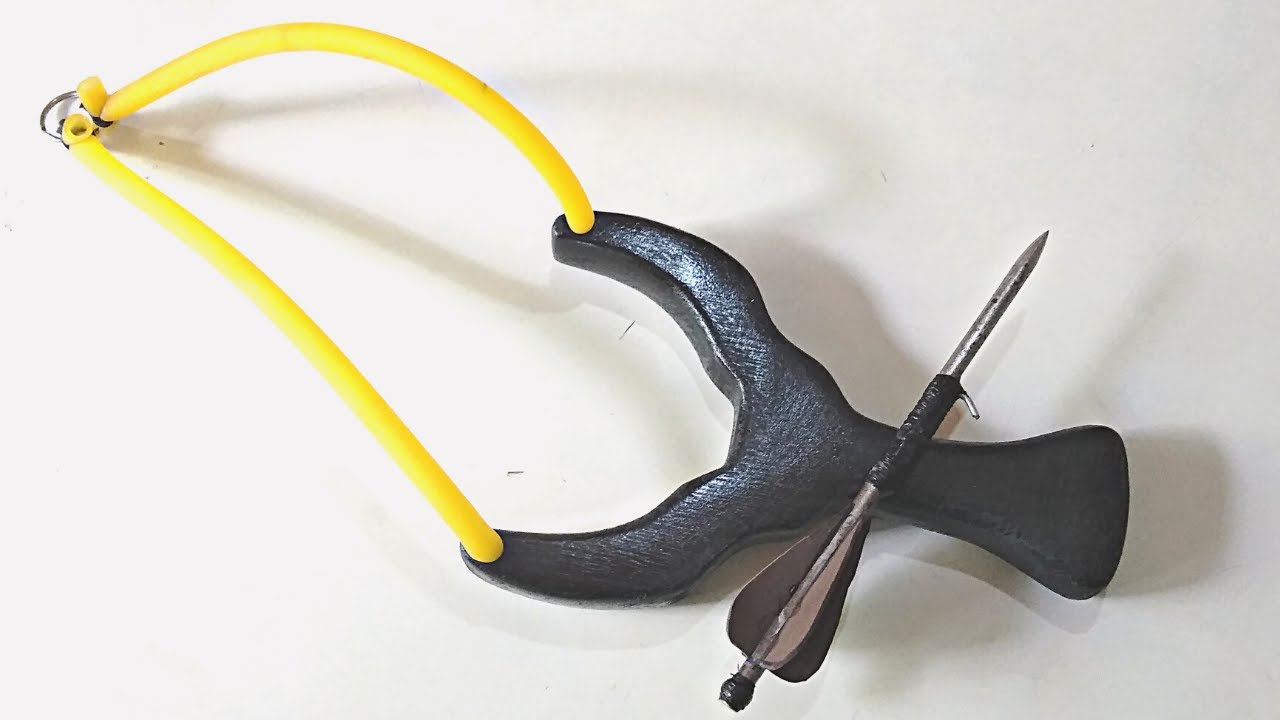 How to Make a POWERFUL SLINGSHOT For Darts [DIY SLINGSHOT] 