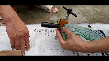 Thử dao cắt gạch cầm tay