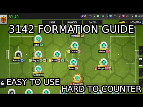 Top Eleven 2022 Best Formations Guide: 3142