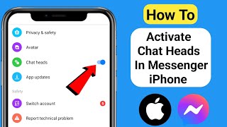 كيفية تفعيل رؤوس الدردشة في Messenger iPhone | تفعيل رؤوس الدردشة على الماسنجر