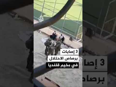 3 إصابات برصاص الاحتلال في مخيم قلنديا