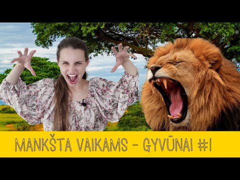 Mankšta vaikams - Gyvūnai (1 dalis)