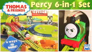 THOMAS & FRIENDS - ALL ENGINES GO 80: PERCY 6-in-1 SET | All six layouts shown!