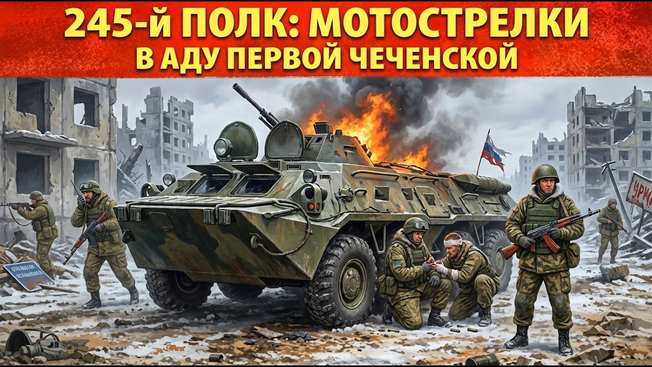 245-й ПОЛК: МОТОСТРЕЛКИ В АДУ ПЕРВОЙ ЧЕЧЕНСКОЙ