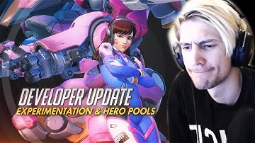 xQc Reacts to Developer Update | Experimentation & Hero Pools | Overwatch | xQcOW
