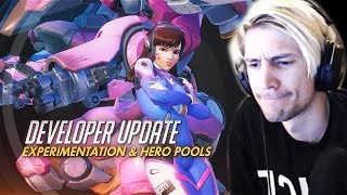 xQc Reacts to Developer Update | Experimentation & Hero Pools | Overwatch | xQcOW