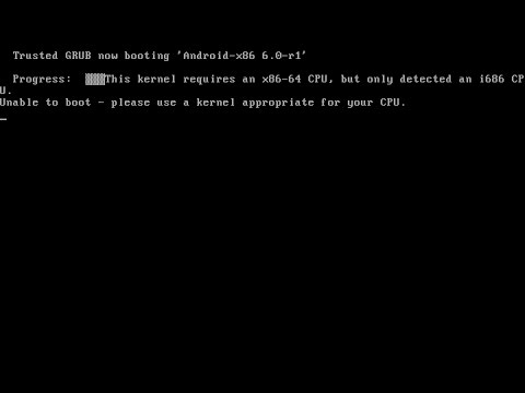 Fix This Kernel Requires An X86 64 Cpu But Only Detected I686 Cpu Virtualbox Error Youtube