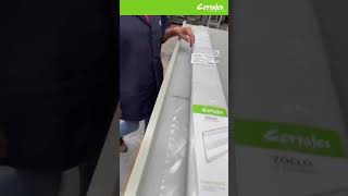 Zoclo de aluminio con sello integrado