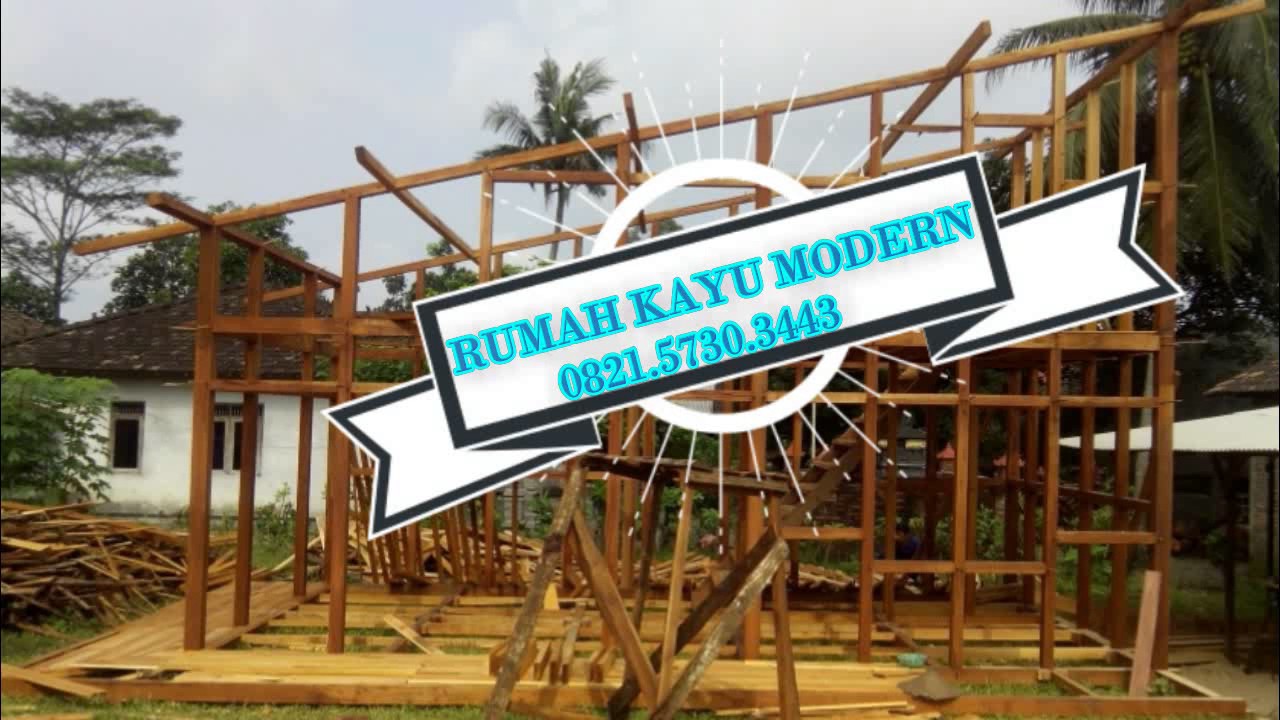 0821 5730 3443 Kontraktor Rumah  Kayu  Rab  Rumah  Kayu  