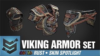 Rust Skin Spotlight Viking Armor Set Roadsign Vest, Roadsign Pants, Coffee Can Helmet