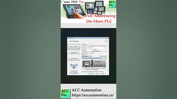 C-More Full Addressing Do-More PLC