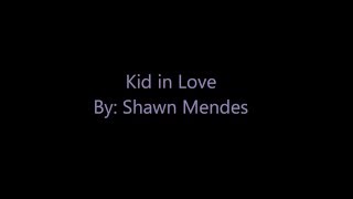 Kid in love - Shawn Mendes (lyrics)