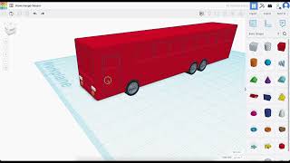 #Tinkercad #bus Time-lapse with TinkerCad