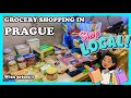 GROCERY SHOPPING IN PRAGUE // WITH PRICES // What I buy for a family of 3!