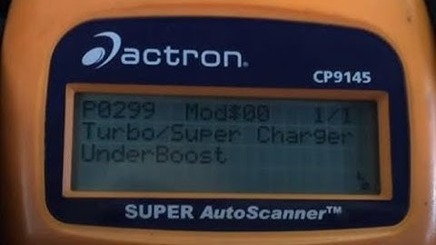 Causes and Fixes P0299 Code Chevy Cruze