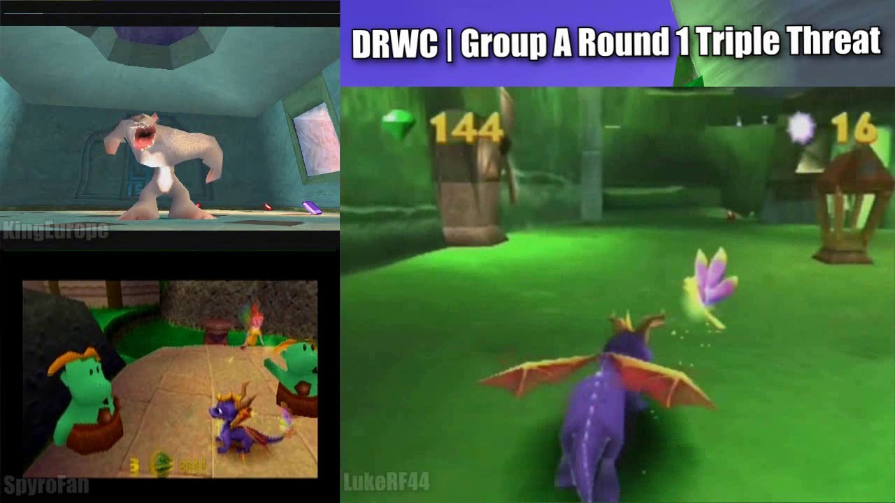 DR-WC Round 1 Group A | KingEurope1 vs Spyrofan12 vs LukeRf44 (Triple Threat)