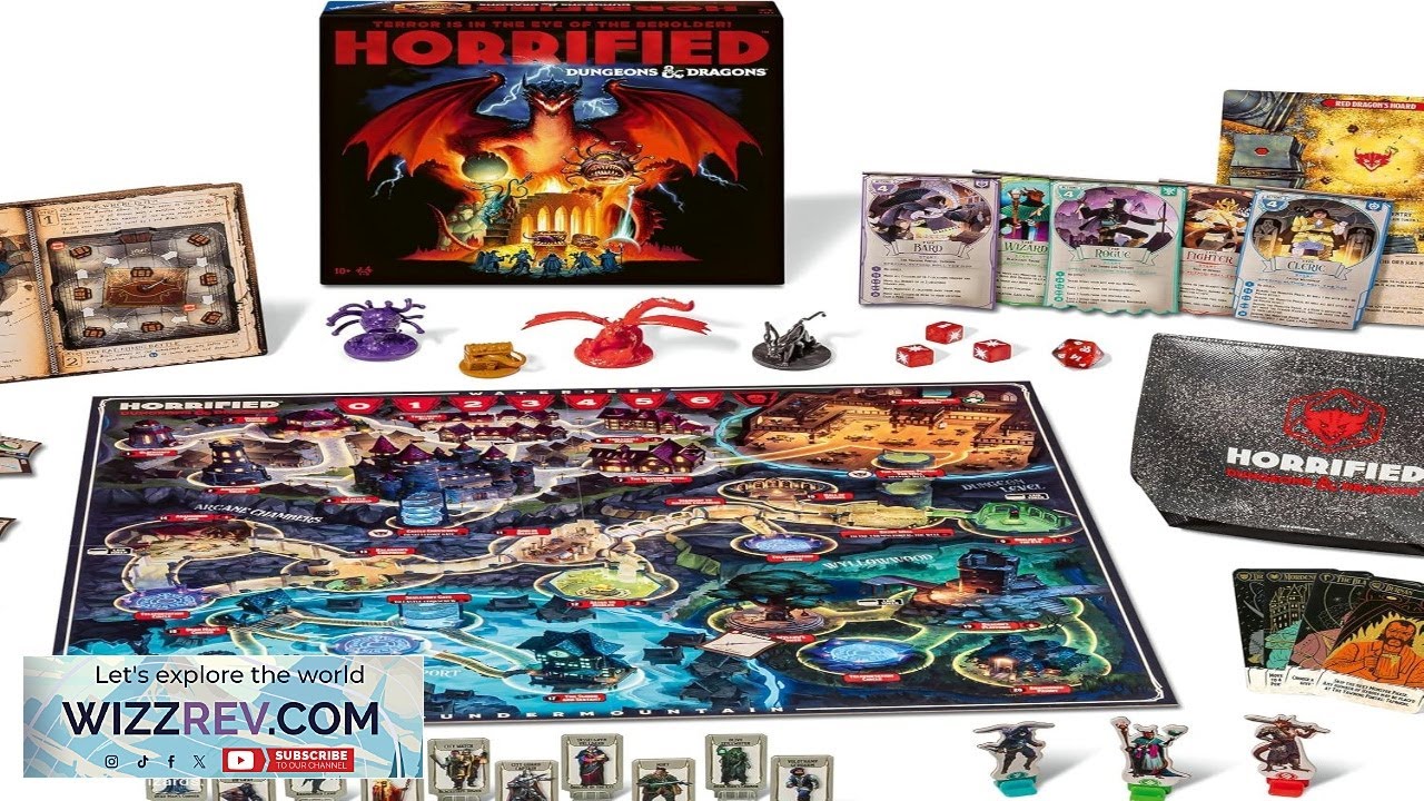 Ravensburger Horrified Games: стратегическая настольная игра Dungeons & Dragons