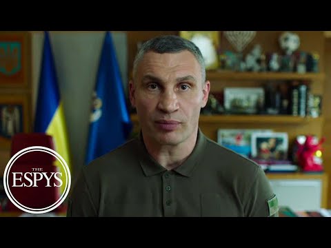 Vitali Klitschko honored to receive the Arthur Ashe Courage Award | 2022 ESPYS