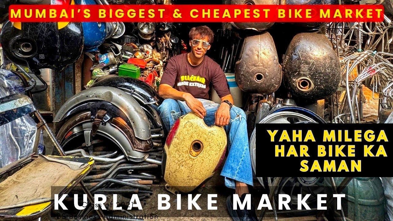 Cheapest Kurla Bike Market | Mumbai’s Cheapest Bike Accessories & Parts | Sabse Sasti Bike Market 