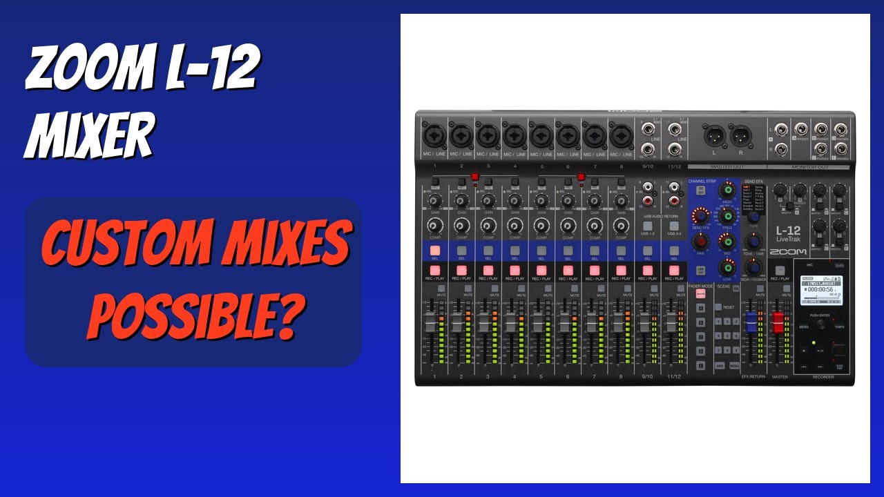 REVIEW (2026): Zoom L-12 Mixer. Features - YouTube