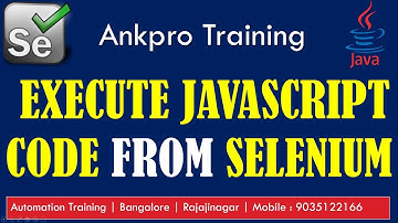 Selenium with Java 51 - Execute JavaScript code from Selenium | How to use JavaScriptExecutor?