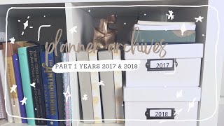 Planner Chat | Planner Archives Pt. 1 | Years 2017 & 2018 | Reflecting on Past Planner Systems