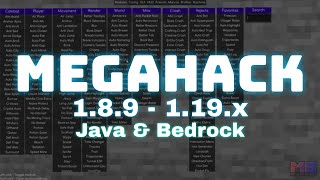 MegaHack | Minecraft Hack Client (Java & Bedrock) 1.8.9 - 1.19.x