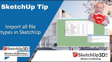 🏷️Import all file types in SketchUp💎 #Tip #203