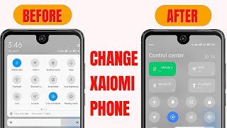 How to change the Control Center and Notification Shade in Xaiomi phone. MIUI 12 New Control Center.
