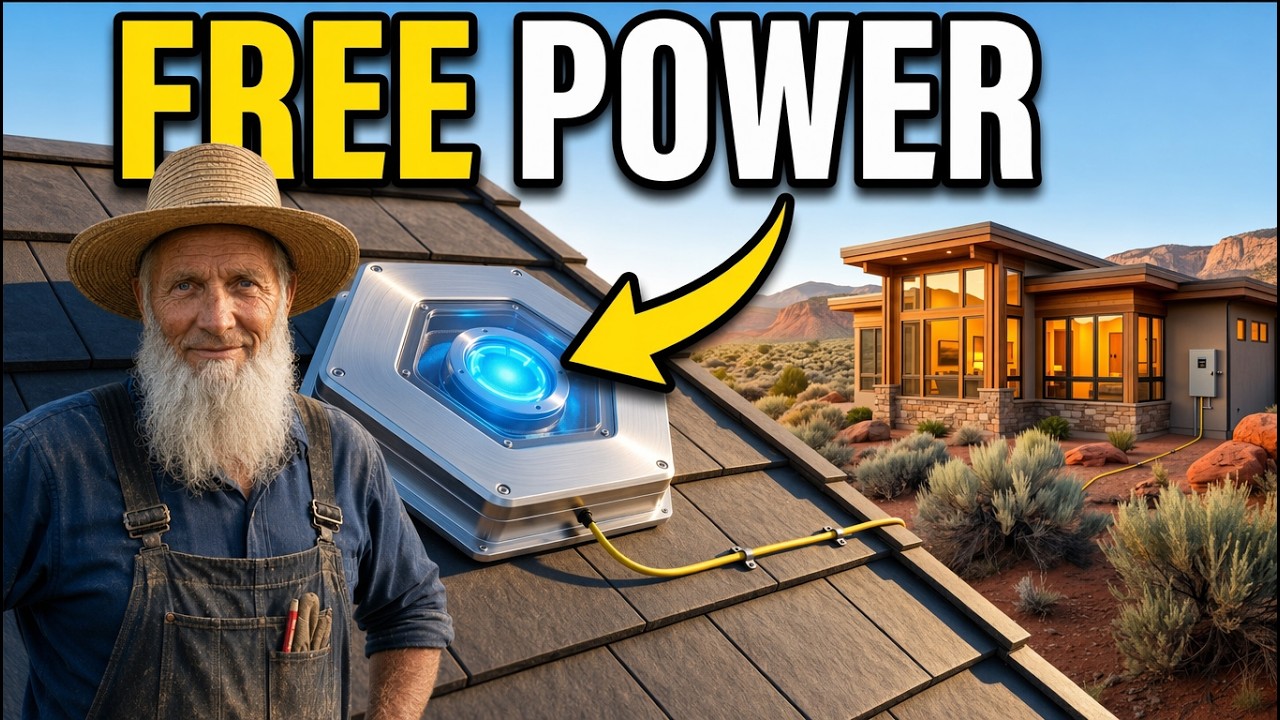 This  Amish Roof Device Generates FREE Electricity Forever. Why Is the Energy Industry Silent?