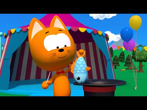 Мультфильм про рыжего кота и фокусника