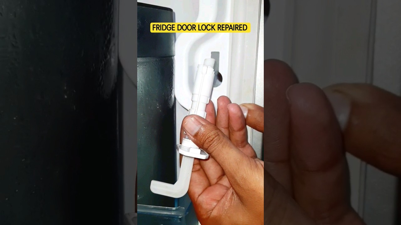 How to Repair Fridge Lock at Your Own #shorts #fridge #repair