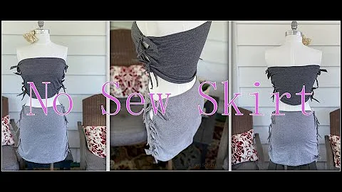 No Sew Skirt DIY