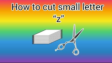 How to cut small letter “z” #diy #cuttingskills #diyideas