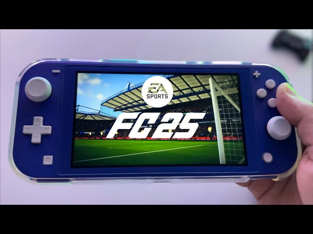 Switch Lite / トモコレ / FC25 EA Sports FC 25 Nintendo Switch Lite handheld gameplay - YouTube