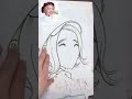 驚異の一発描き似顔絵！ ハラミちゃん #Shorts