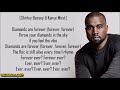 Kanye West - Diamonds from Sierra Leone (Lyrics)