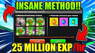 NEW INSANE EVOMON LEVELING METHOD in Evomon Roblox