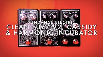 Sundance Electric Clean Fuzz V2 + Harmonic Incubator + Cassidy || Demo