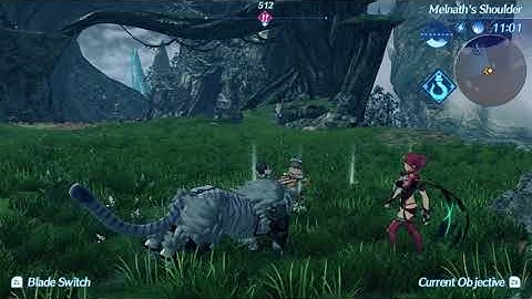 Yuzu Switch Emulator v823 running Xenoblade Chronicles 2 on PC.