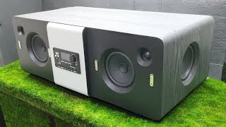 Making a DIY Home Theater All-in-One Ultra-HD 360° Sound (Class D Amp 350 Watts)