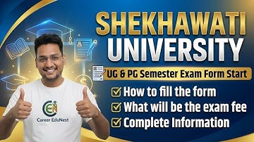 PDUSU Semester Exam form Start | PDUSU Exam form Kaise Bhare Step by step guidance | PDUSU Updates