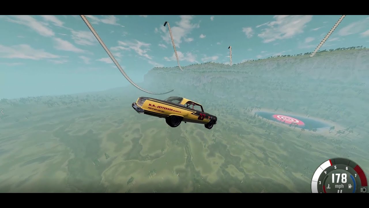 BeamNG Mega Ramp Car Destruction!! YouTube