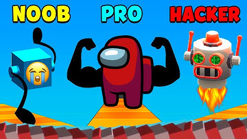 Draw Climber - NOOB vs PRO vs HACKER  - iOS Android
