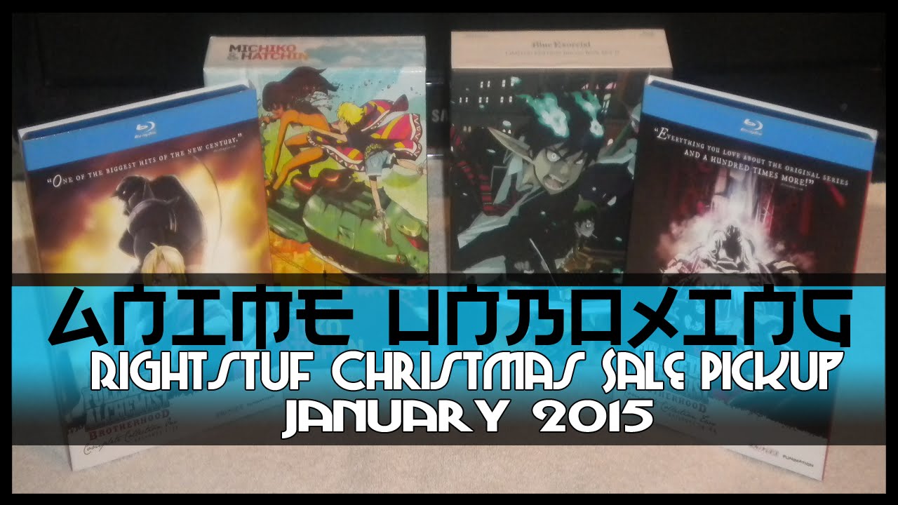 Rightstuf Anime Unboxing | January 2015 "New Year Anime Pickups" [Blu-ray Edition]