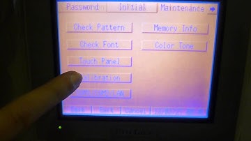 Calibration Touch Screen