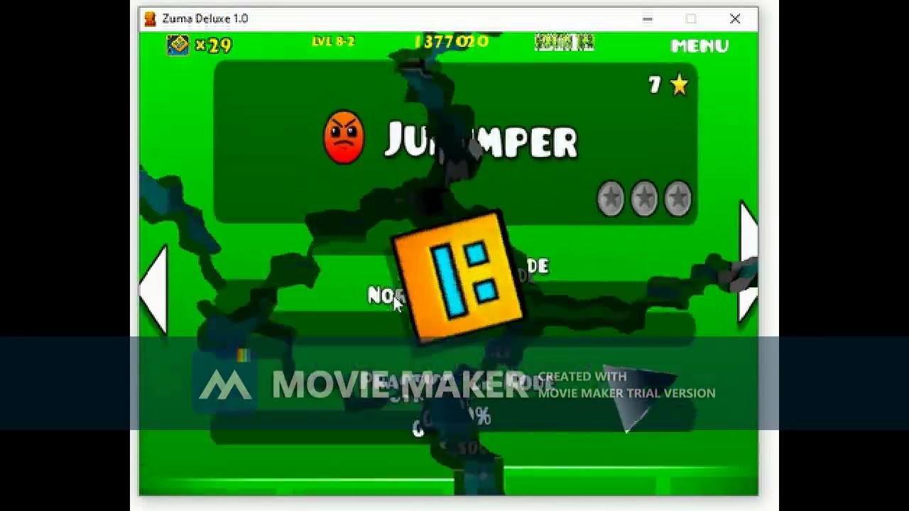 Zuma Geometry Dash All Stages (Adventure Mode)